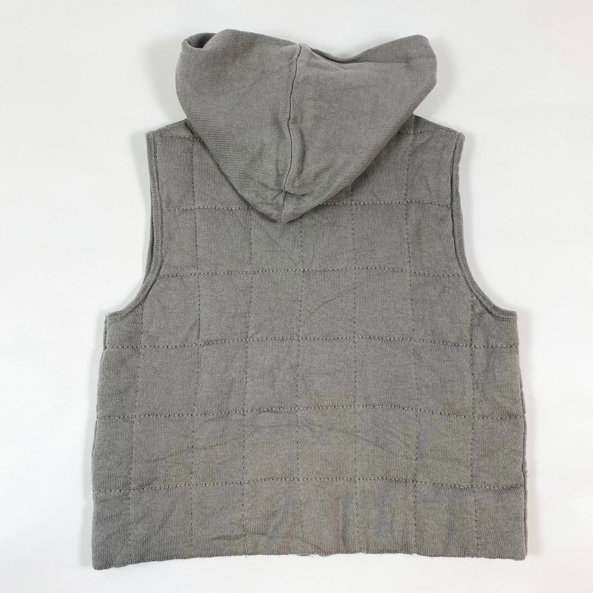 Zara grey padded hooded gilet 2-3Y/98