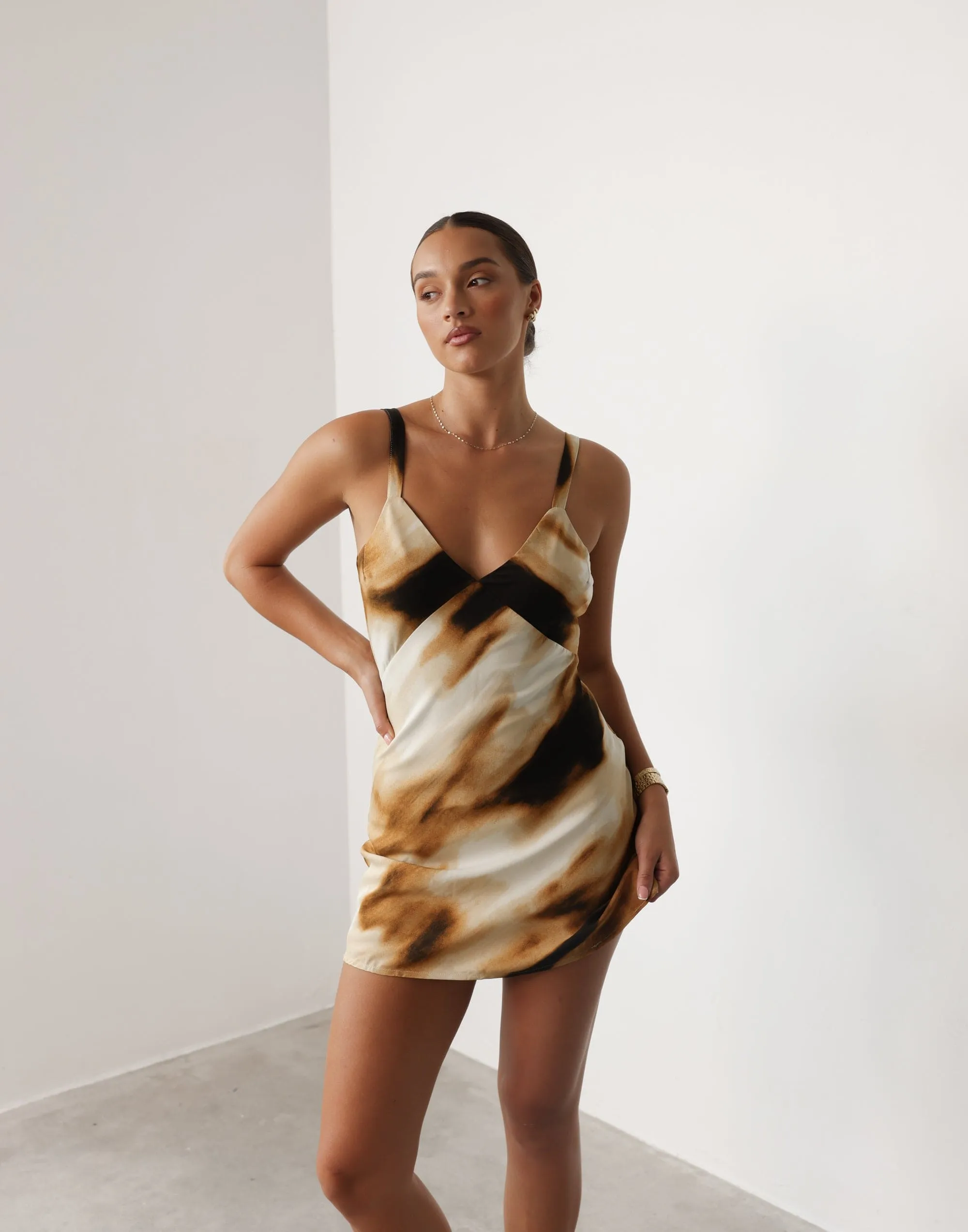 Zaya Mini Dress (Desert)